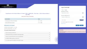 RBI Grade B Mains Admit Card 2025