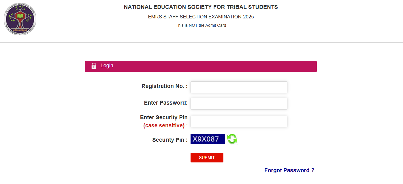 EMRS City Initimation Window