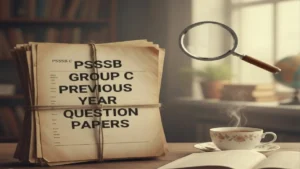 PSSSB Group C Previous Year Question Papers, Download PDF