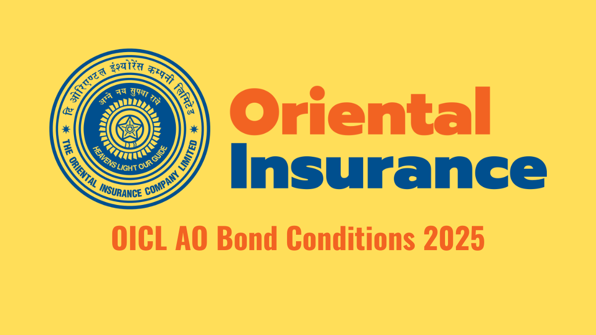 OICL AO Bond Conditions 2025
