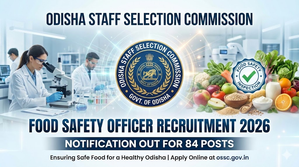 OSSC Food Safety Officer Recruitment 2026