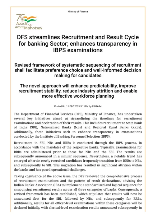 Ministry of finance released new Guidelines for the banking exams (SBI, IBPS, IBPS RRB)_3.1
