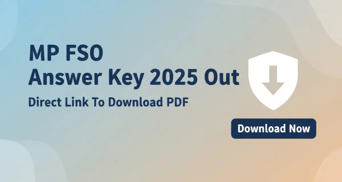 MP FSO Answer Key 2025