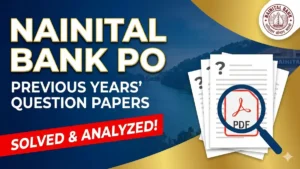 Nainital Bank PO Previous Years Question Papers, Download PDF