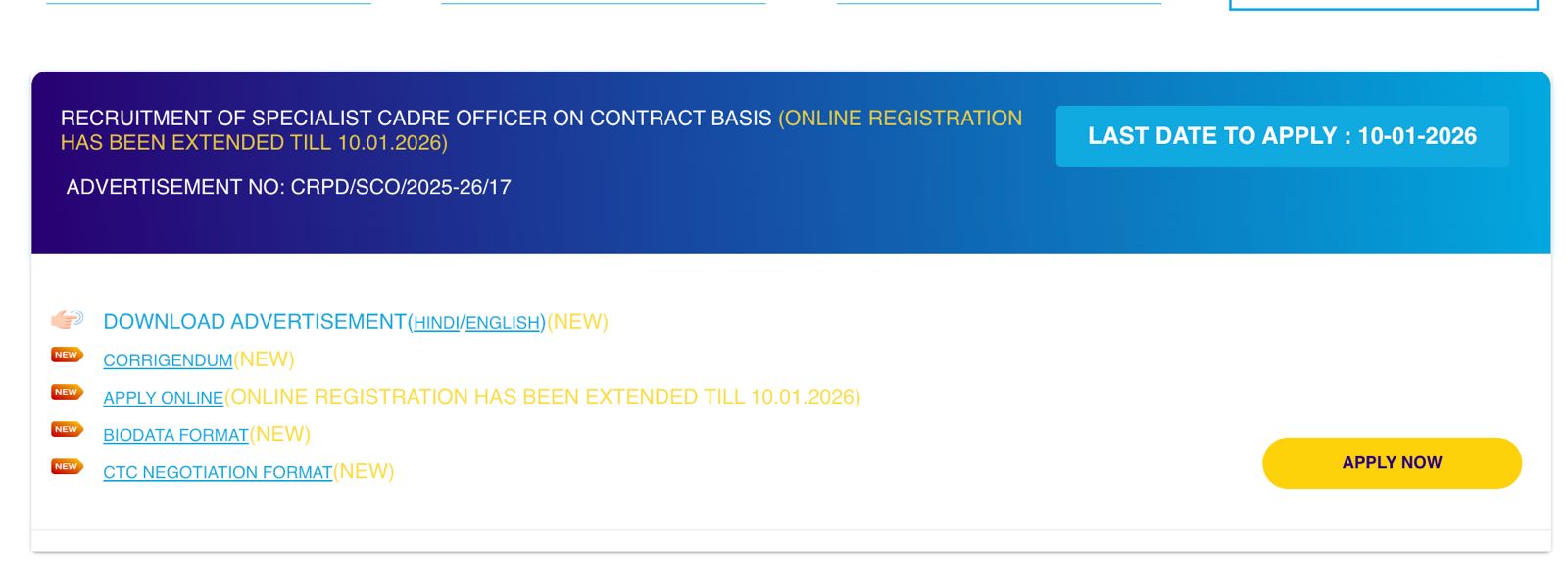 SBI SO Recruitment 2025-26, Vacancy Increased Upto 1,146 and Last Date Extended_3.1