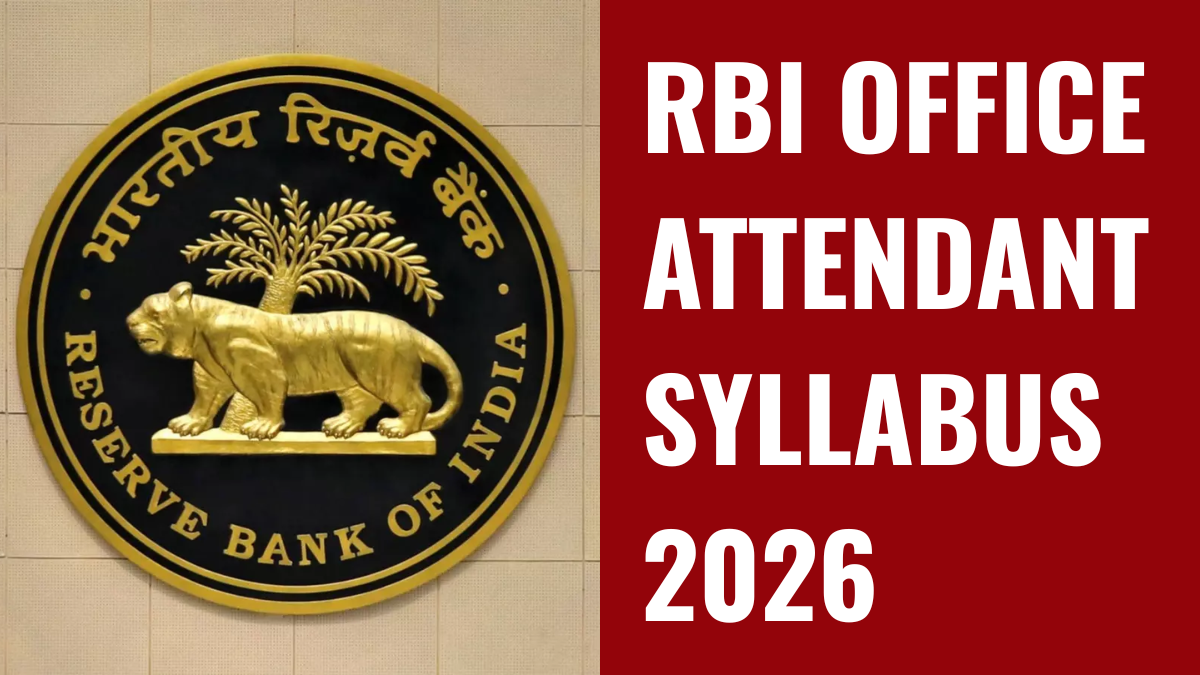 RBI OFFICE ATTENDANT SYLLABUS 2026