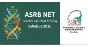 ASRB NET Genetics and Plant Breeding Syllabus 2026, Check Exam Pattern