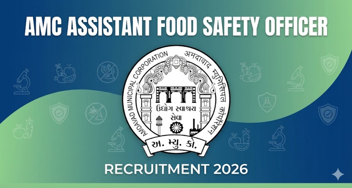 AMC Assistant Food Safety Officer Recruitment 2026 Out