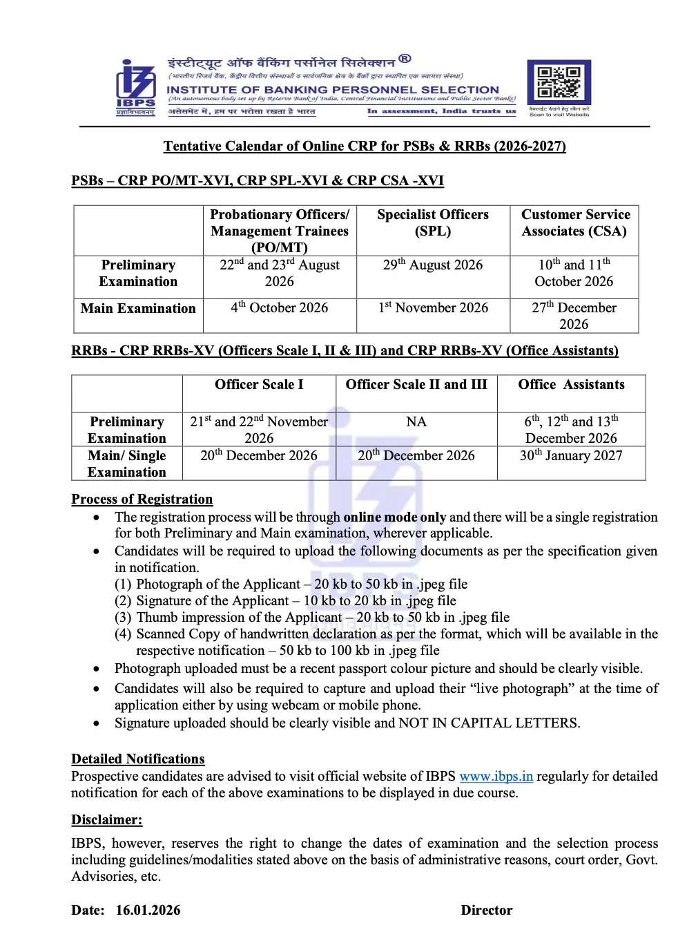 IBPS Calendar 2026 Out at ibps.in, Check Clerk, PO, SO, and IBPS RRB Exam Dates_3.1
