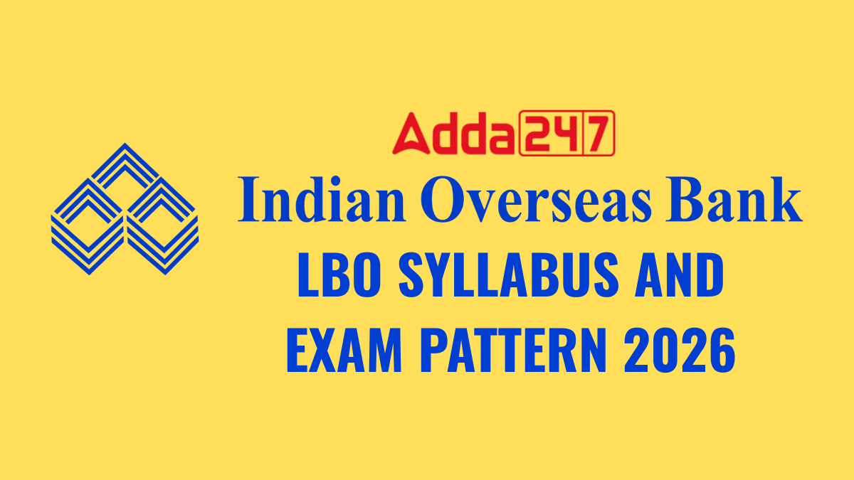 Indian Overseas Bank LBO Syllabus 2026