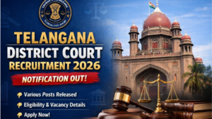 Telangana District Court Recruitment 2026 Notification Out For 859 Examiner, Copyist & Other Posts