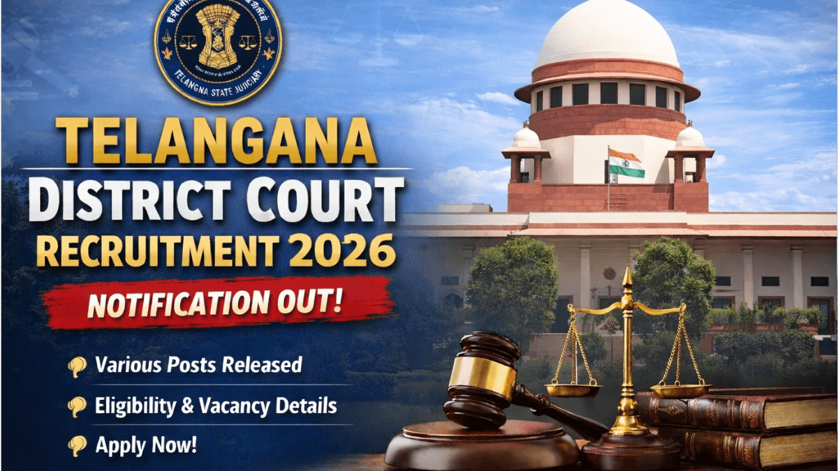 Telangana District Court Recruitment 2026