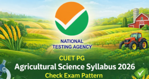 CUET PG Agricultural Science Syllabus 2026