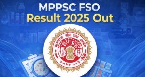 MPPSC FSO Result 2025 Out