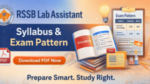 RSSB Lab Assistant Syllabus 2026