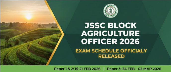 JSSC Block Agriculture Officer Exam Date