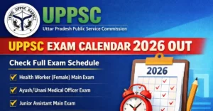 UPPSC Exam Calendar 2026