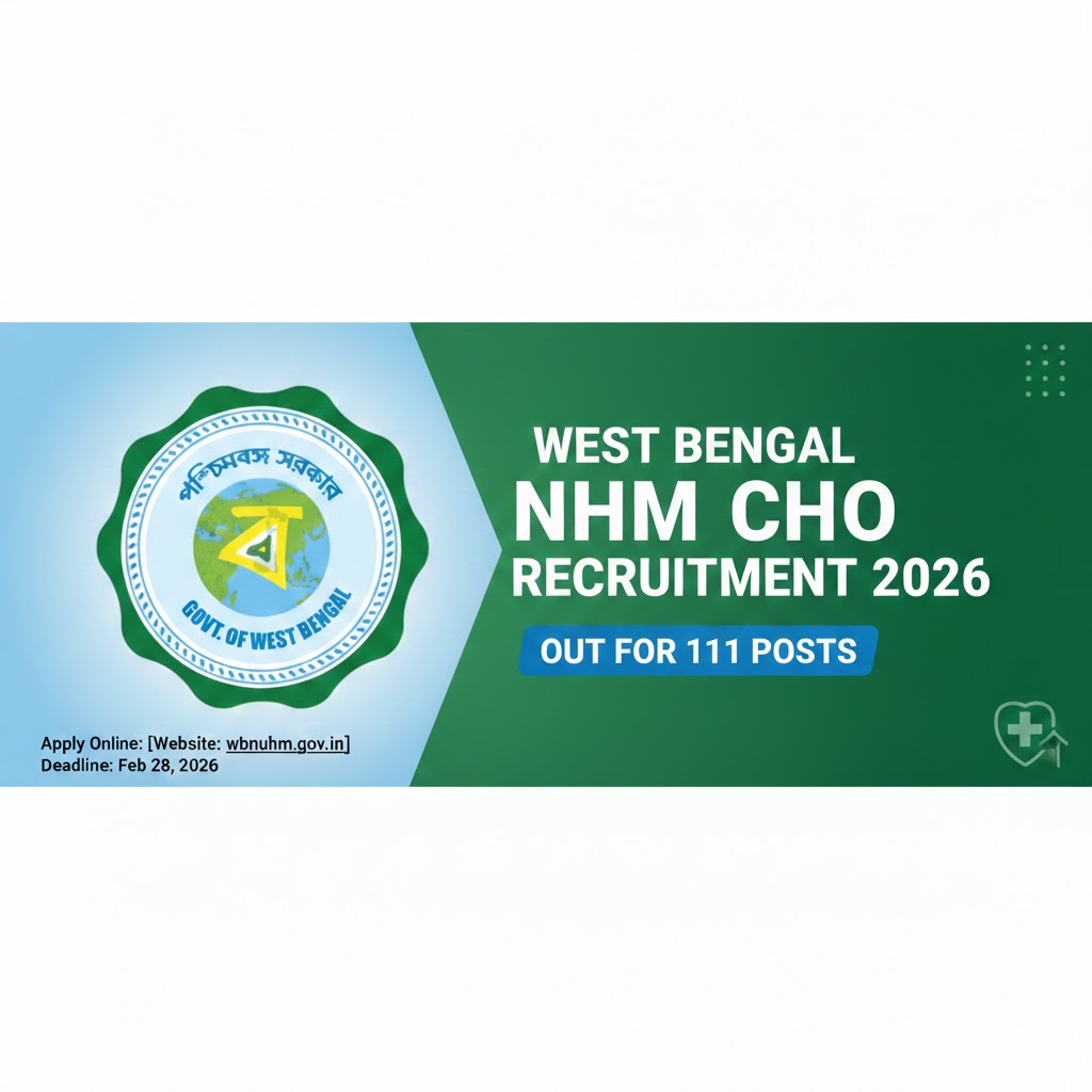 West Bengal NHM CHO Recruitment 2026