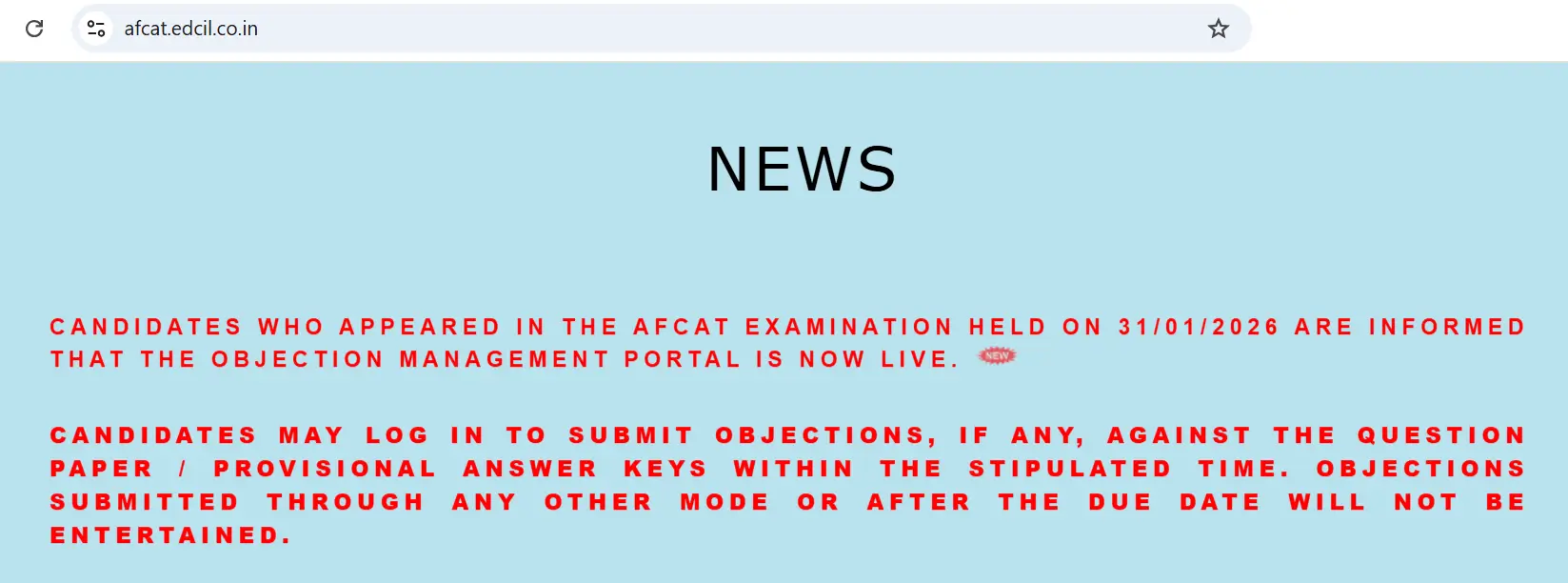 AFCAT 1 2026 Answer Key Out @afcat.cdac.in, Download Response Sheet PDF_3.1