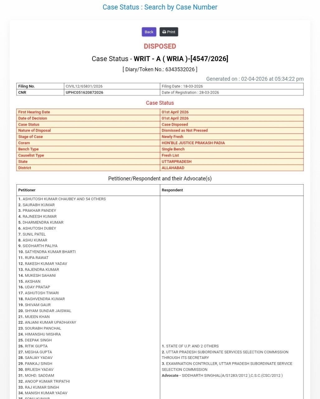 UPSSSC Junior Assistant Answer Key 2026, Check Response Sheet at upsssc.gov.in_3.1