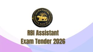 RBI Assistant Exam Tender 2026 Out for Notification and Exam Process