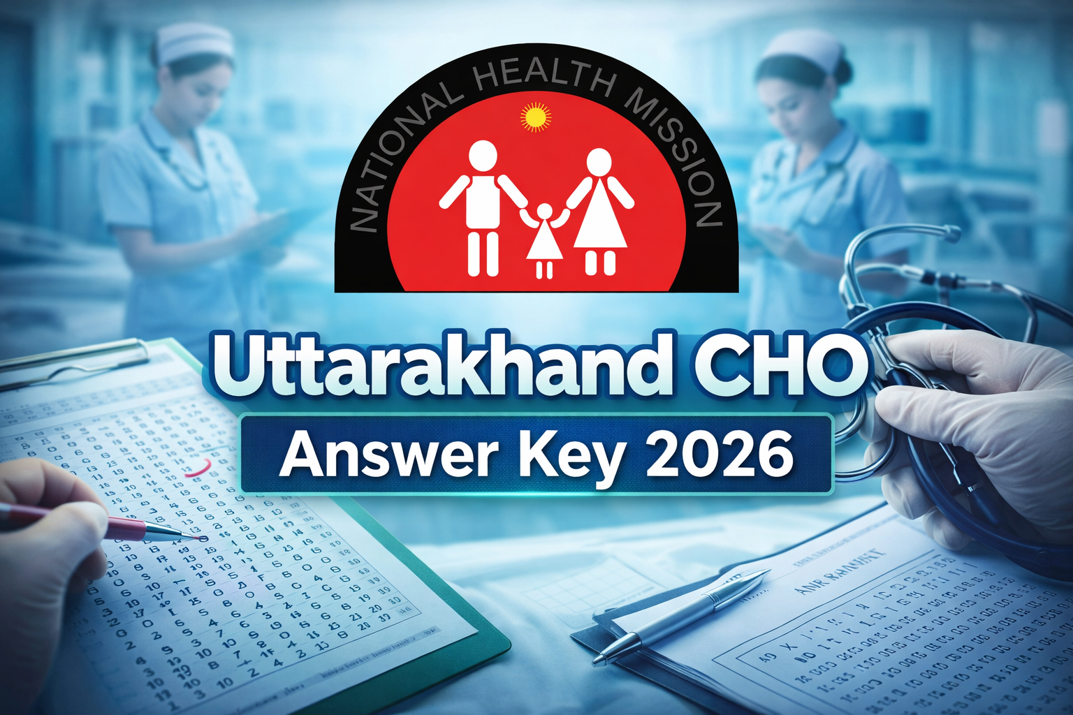 Uttarakhand CHO Answer Key 2026 Out, Download PDF