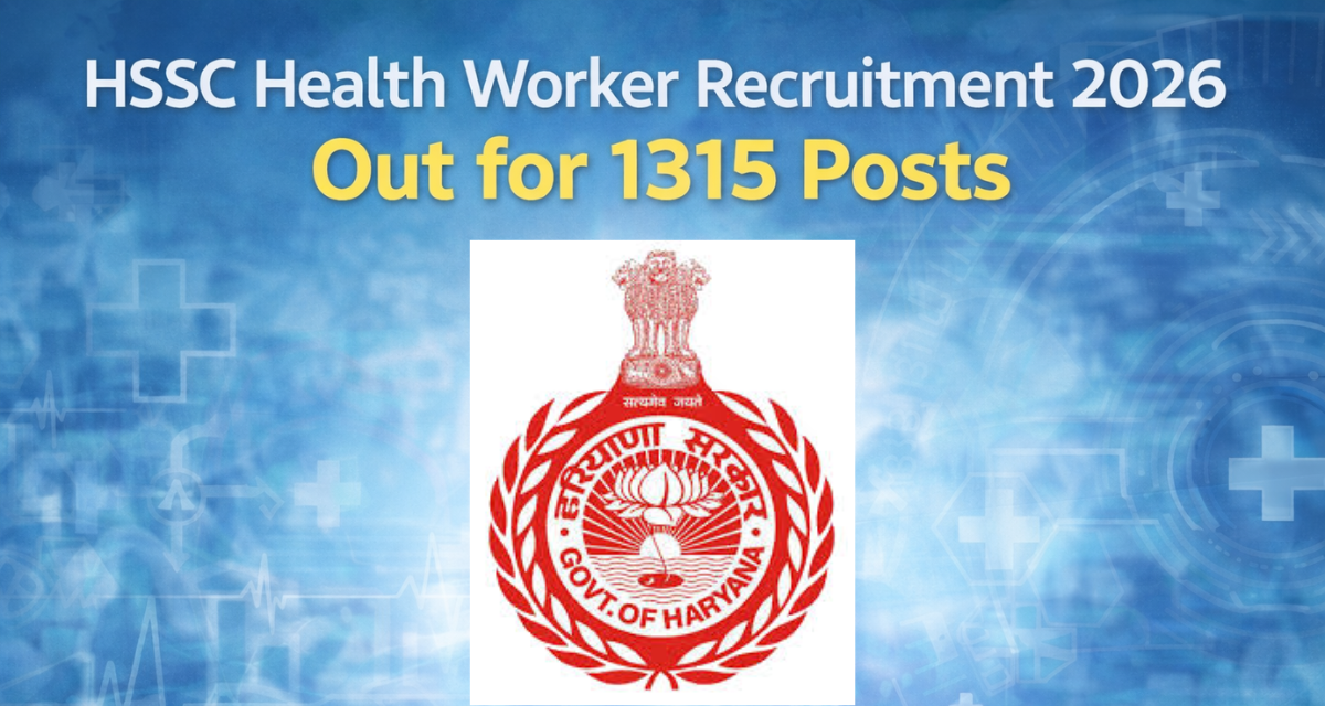 HSSC Health Worker Recruitment 2026
