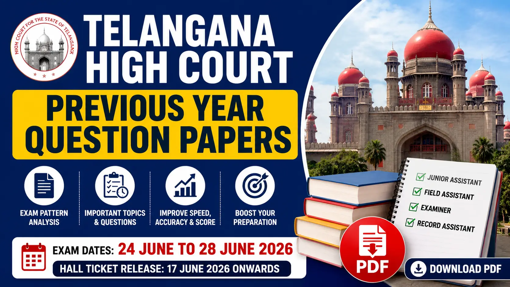 Telangana High Court Previous Year Question Papers