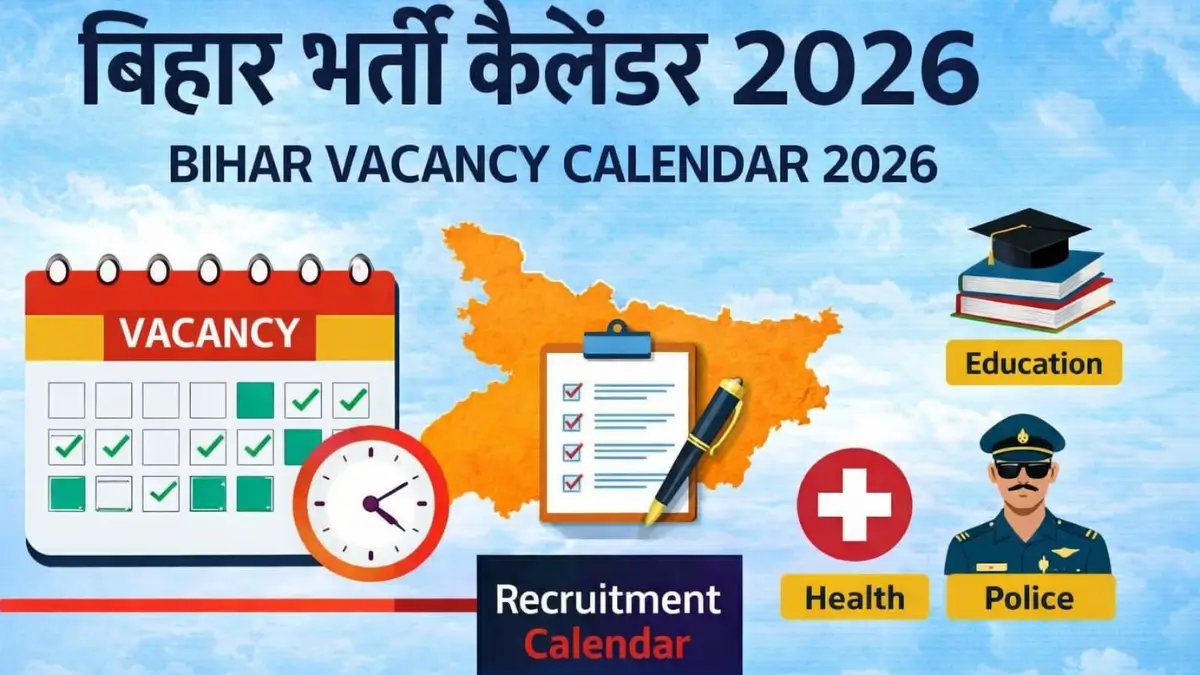 Bihar Vacancy Calendar 2026