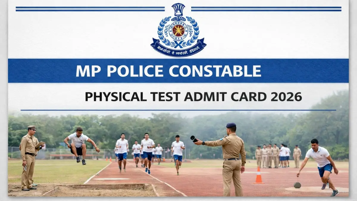 MP Police Constable Admit Card
