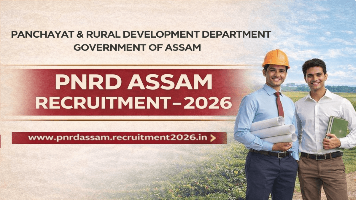 PNRD Assam Recruitment 2026