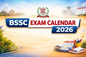 BSSC Exam calendar 2026
