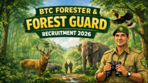 BTC Forester and Forest Guard recruitment 2026