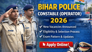 Bihar Police Constable Operator Recruitment 2026