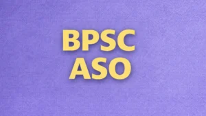 BPSC ASO Question Paper 2026