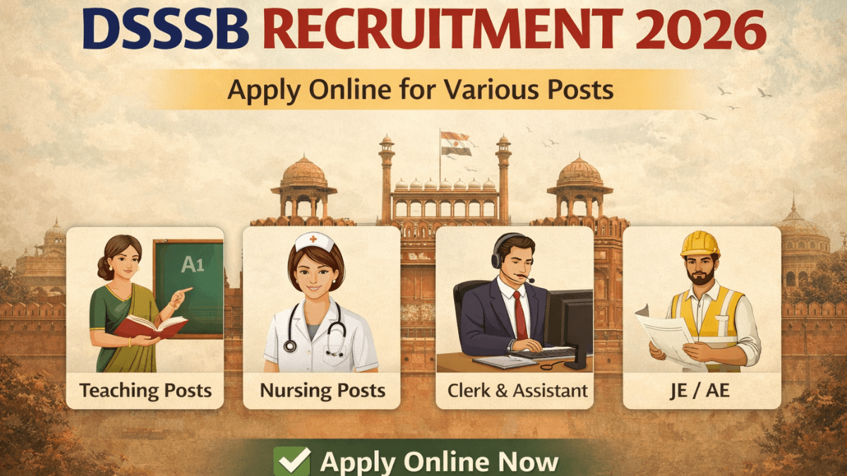 DSSSB Recruitment 2026
