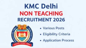 KMC Delhi Teaching Recruitment 2026
