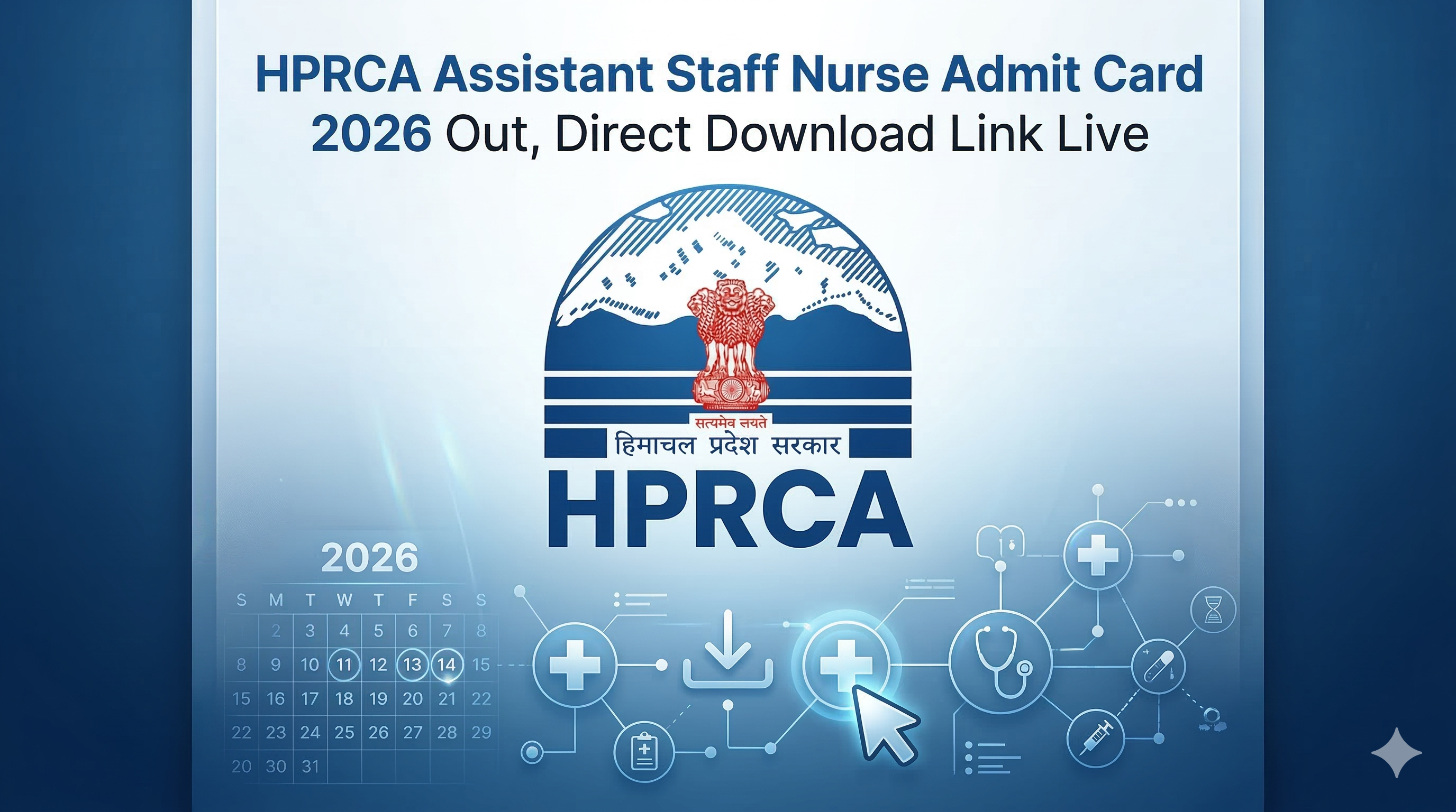 HPRCA Assistant Staff Nurse Admit Card 2026 Out, Direct Download Link Live