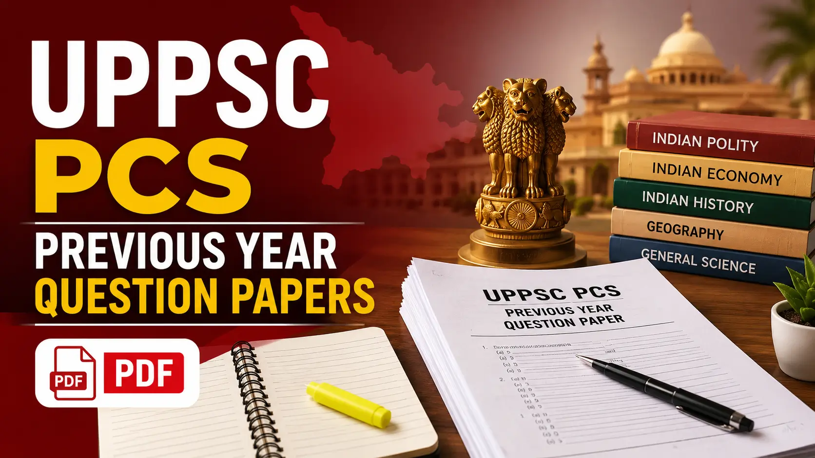 UPPSC PCS Previous Year Question Papers PDF