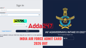 India Air Force Admit Card 2026