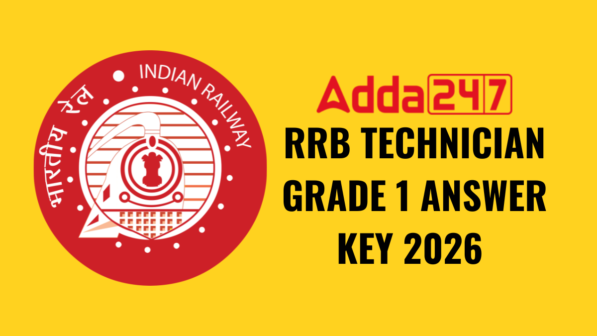 RRB TECHNICIAN GRADE 1 ANSWER KEY 2026