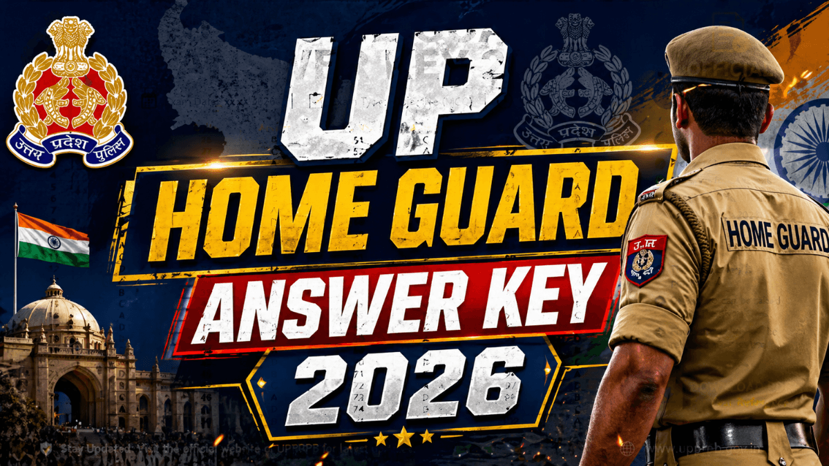 UP Home Guard Answer Key 2026