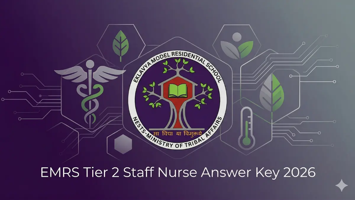 EMRS Tier 2 Staff Nurse Answer Key 2026, Check Expected Release Date