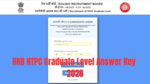 RRB NTPC Graduate Level Answer Key 2026 Released at rrb.digialm.com, Direct Download Link Here