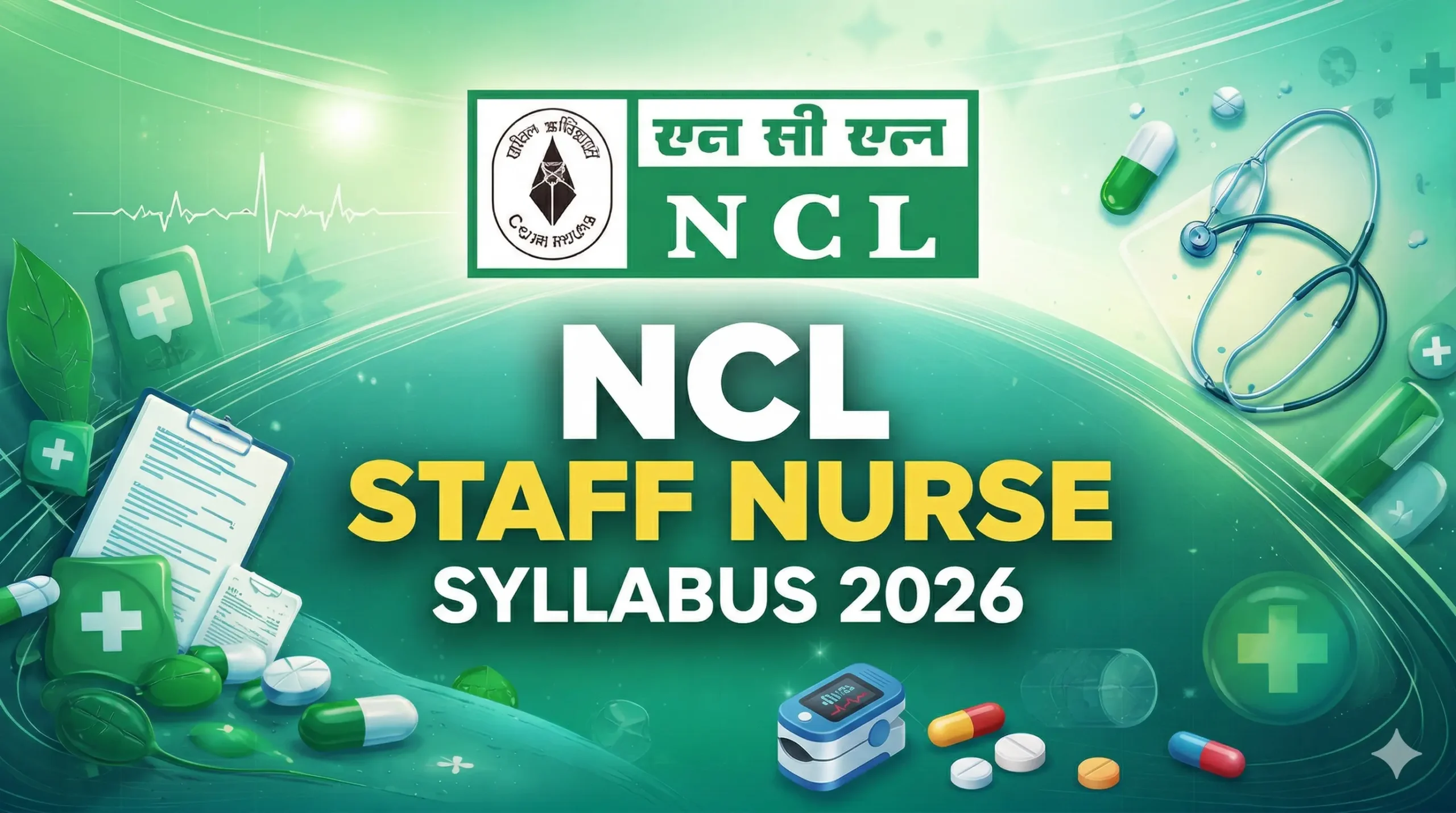NCL Staff Nurse Syllabus 2026, Check Exam Pattern and Detailed Syllabus