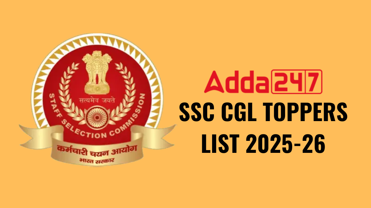 SSC CGL Toppers List 2025-26