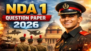 NDA 1 Question Paper 2026 Official Paper, Download PDF