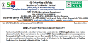 NCL Staff Nurse Recruitment 2026