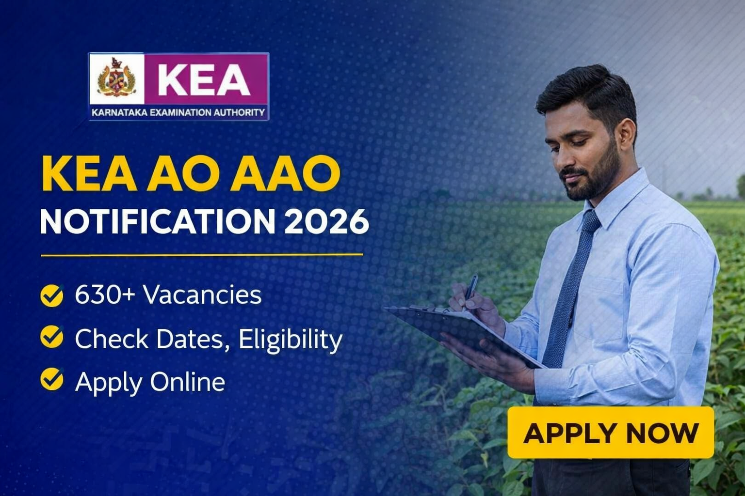 KEA AO AAO Notification 2026