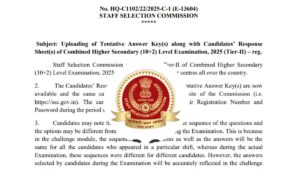 SSC CHSL Tier 2 Answer Key 2026